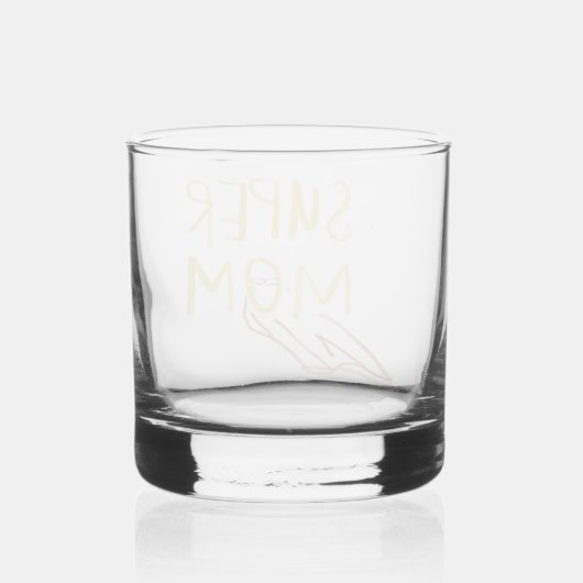 Hochmüttertag der Mama Whiskyglas (Rückseite)