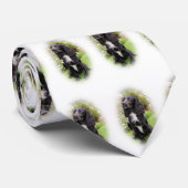 Hochnäsige Cockerspaniel-Krawatte Krawatte (Gerollt)