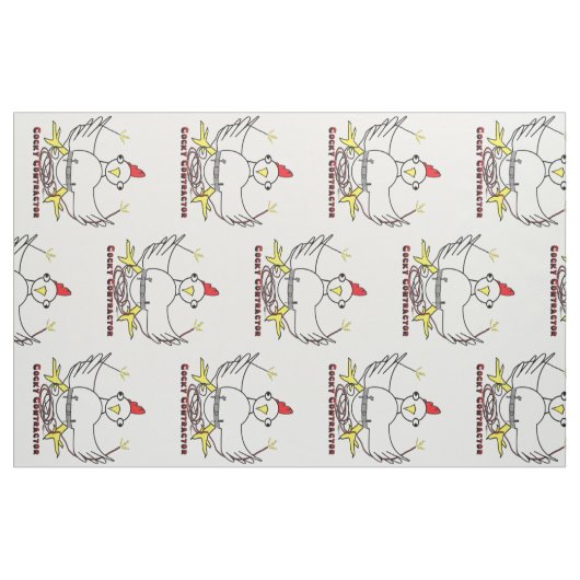 Hochnäsiger Auftragnehmer Stoff (Fat Quarter (45,7 x 55,9 cm))