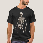 Hochnäsiges skeleton T-Shirt (Vorderseite)