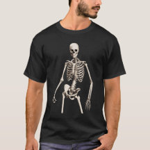 Hochnäsiges skeleton T-Shirt