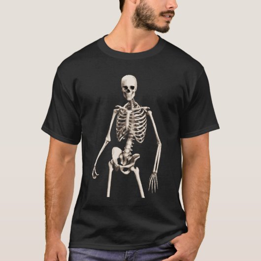 Hochnäsiges skeleton T-Shirt (Vorderseite)