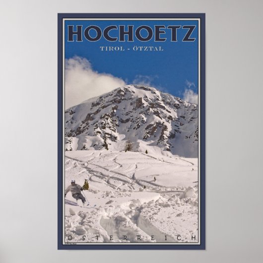 Hochoetz Powder Day Poster (Vorne)
