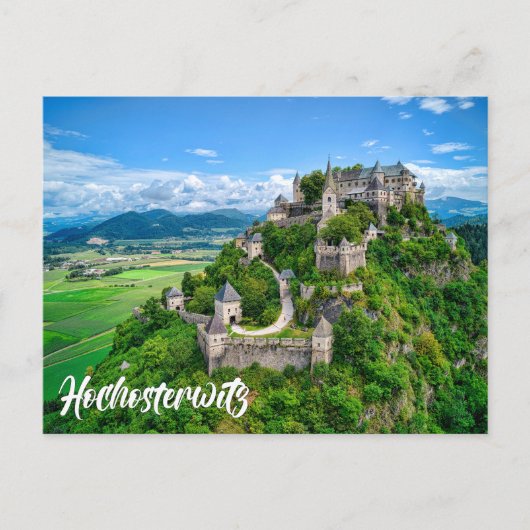 Hochosterwitz Castle, Austria Postkarte (Vorderseite)