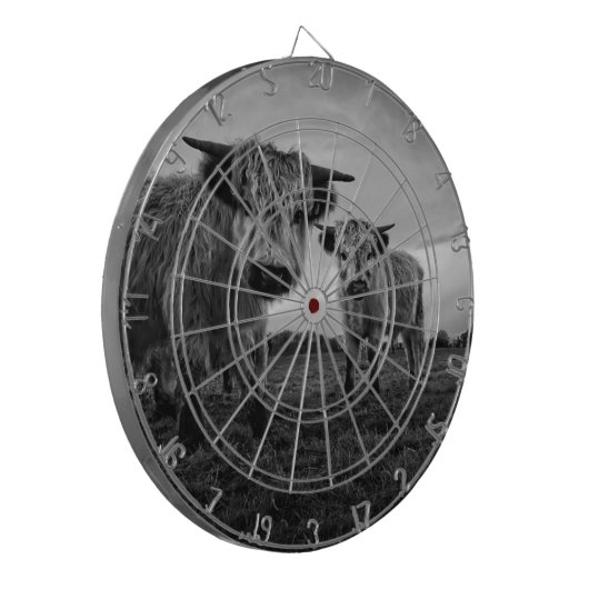 Hochparkkuh Mono Dartscheibe (Vorderseite Links)