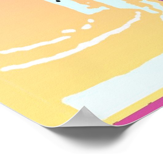 Hochpriester Lila rosa Tarot-Poster Poster (Ecke)