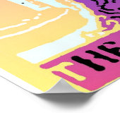 Hochpriester Lila rosa Tarot-Poster Poster (Ecke)