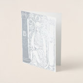 Hochpriester Silberkarte für das Tarot Folienkarte (Vorderseite)