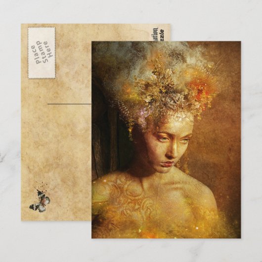 Hochpriestes der Erde Postkarte (Vorne/Hinten)