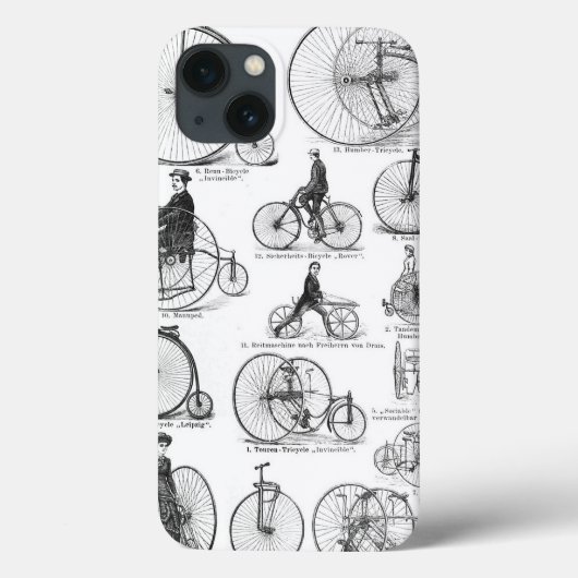 Hochrädriges Fahrrad Penny Farthing Case-Mate iPhone Hülle (Rückseite)