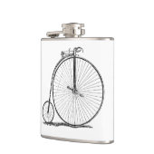 Hochrädriges Fahrrad Penny Farthing Flachmann (Links)