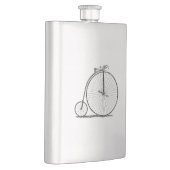 Hochrädriges Fahrrad Penny Farthing Flachmann (Rechts)