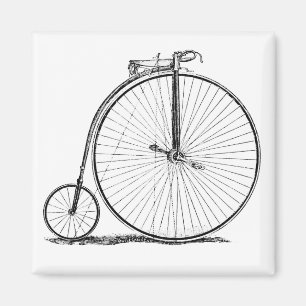 Hochrädriges Fahrrad Penny Farthing Magnet
