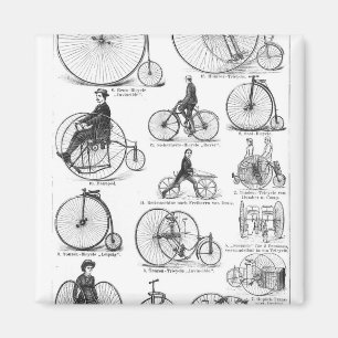 Hochrädriges Fahrrad Penny Farthing Magnet