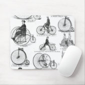 Hochrädriges Fahrrad Penny Farthing Mousepad (Mit Mouse)