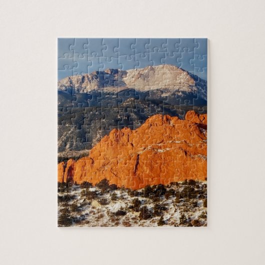 Hochragen über den Monolithen Puzzle (Vertikal)