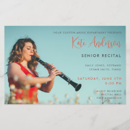 Hochrangige Erwägung Fotovorlage Concert Werbeakti Flyer