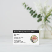 Hochrangige medizinische Einrichtung Pflege Zuhaus Visitenkarte (Stehend Vorderseite)