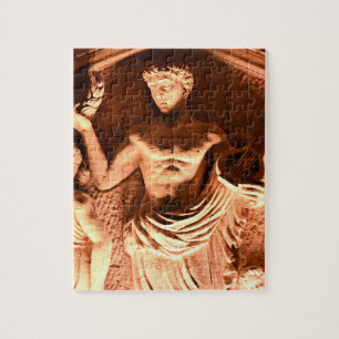 Hochrelief-Skulptur am Teatro Delgollado, Mexiko Puzzle