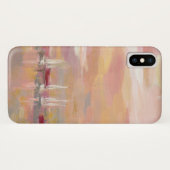 Hochrot-Wellen Case-Mate iPhone Hülle (Rückseite (Horizontal))