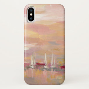 Hochrot-Wellen iPhone X Hülle