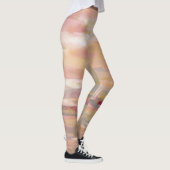 Hochrot-Wellen Leggings (Rechts)