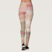 Hochrot-Wellen Leggings (Rückseite)