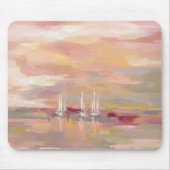 Hochrot-Wellen Mousepad (Vorne)