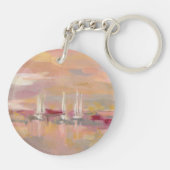 Hochrot-Wellen Schlüsselanhänger (Rückseite)