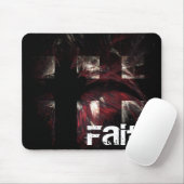 Hochrote Kreuze - Glaube Mousepad (Mit Mouse)
