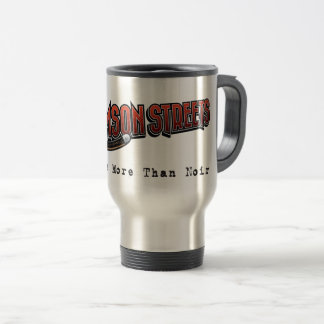 Hochrote Straßen-Logo-Reise-Tasse Reisebecher