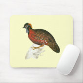 Hochroter gehörnter Fasan Mousepad (Mit Mouse)