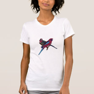 Hochrotes Rosellas T-Shirt