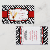 Hochrotes Rot100 Visitenkarte (Vorne/Hinten)