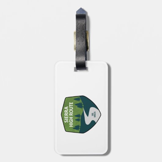 Hochroute Sierra Gepäckanhänger (Rückseite vertikal)