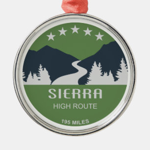 Hochroute Sierra Ornament Aus Metall