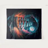 HOCHSCHIFFSEGELN IN DUNKELNIGHT DREAM ODYSSEY WANDTEPPICH (Vorderseite (Horizontal))