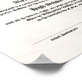 Hochschulabschluss für Homeschooling Poster (Ecke)