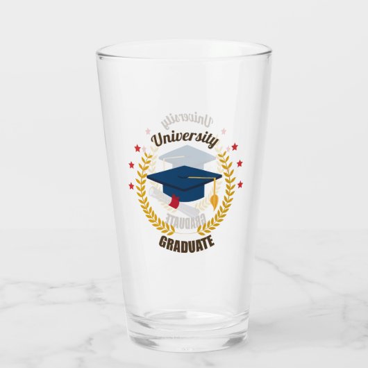 Hochschulabschluss Glas (Rückseite)