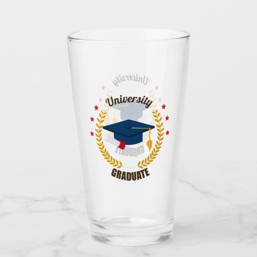 Hochschulabschluss Glas (Vorderseite)
