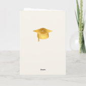 Hochschulabsolventen-Glückwünsche Karte (Rückseite)