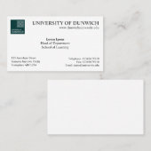 Hochschulart v4 visitenkarte (Vorne/Hinten)