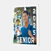 Hochschuldiplom 2025 ornament aus metall (Vorderseite links)