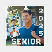 Hochschuldiplom 2025 ornament aus metall (Vorderseite)