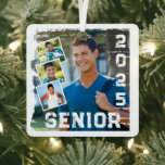 Hochschuldiplom 2025 ornament aus metall<br><div class="desc">Zeigen Sie Ihrem Absolventen,  wie stolz Sie sind mit diesem Graduate Foto Geschenk! Laden Sie einfach Ihre Bilder hoch und Zazzle druckt sie auf ein Shirt für Sie. Bestelle noch heute!</div>