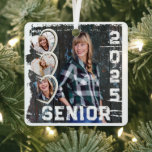Hochschuldiplom 2025 ornament aus metall<br><div class="desc">Zeigen Sie Ihrem Absolventen,  wie stolz Sie sind mit diesem Graduate Foto Geschenk! Laden Sie einfach Ihre Bilder hoch und Zazzle druckt sie auf ein Shirt für Sie. Bestelle noch heute!</div>