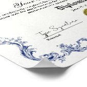 Hochschuldiplom, GED-Zertifikat Poster (Ecke)