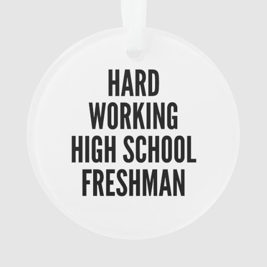 Hochschule Freshman Ornament (Rückseite)