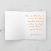 "Hochschule für Bühne" - Wohlfühlen Karte (Innenseite)