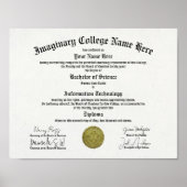 Hochschule oder Uni Poster (Vorne)